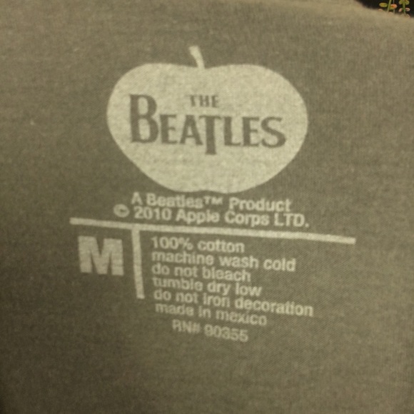 THE BEATLES GREY BAND TEE - Picture 4 of 4